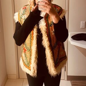 Hand embroidery vest